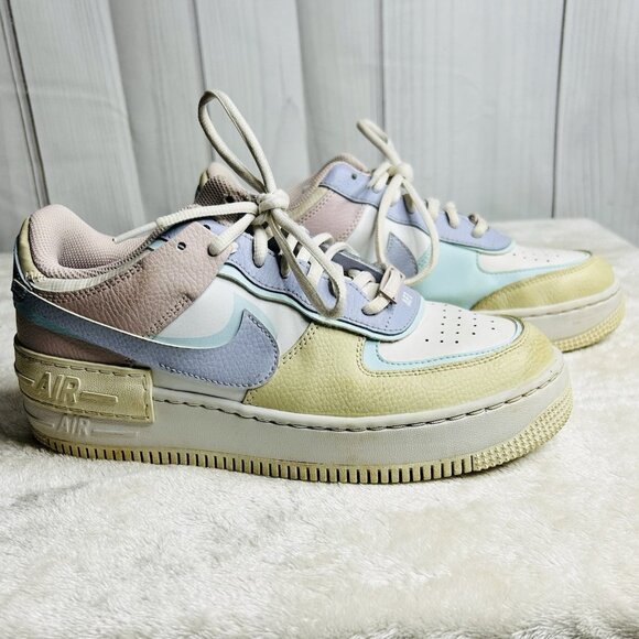Nike Air Force 1 Shadow Pastel CI0919-106 Summit White Size 9 Womens - Picture 1 of 12